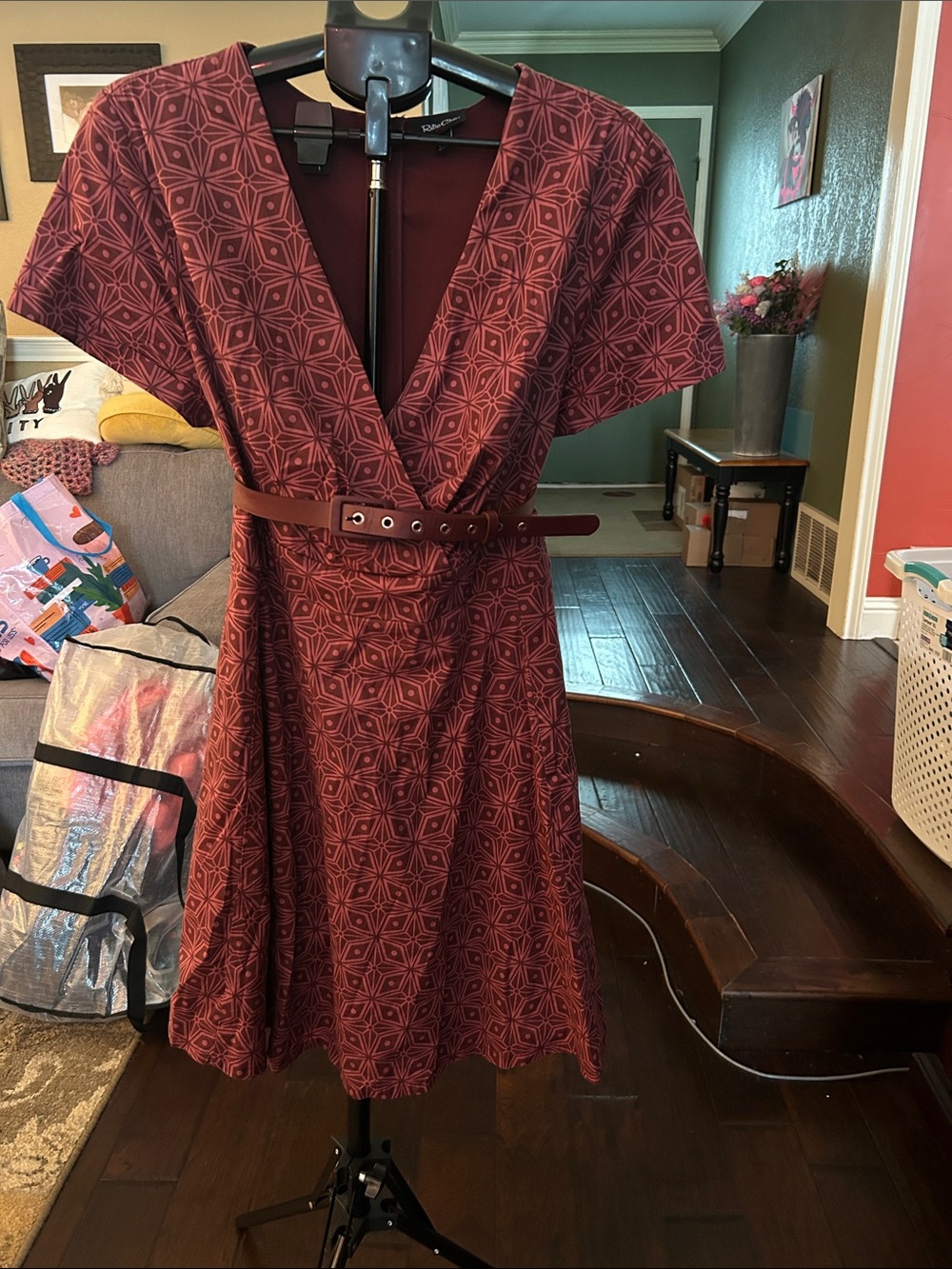 Retro Chic Geometrical Dress
